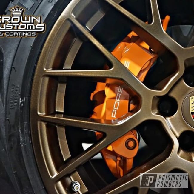 Bronze Chrome Porsche Wheels