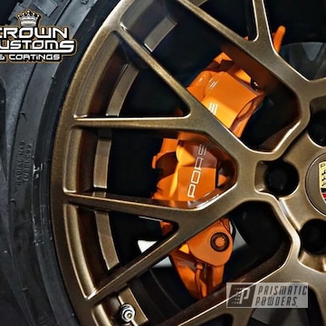 Bronze Chrome Porsche Wheels