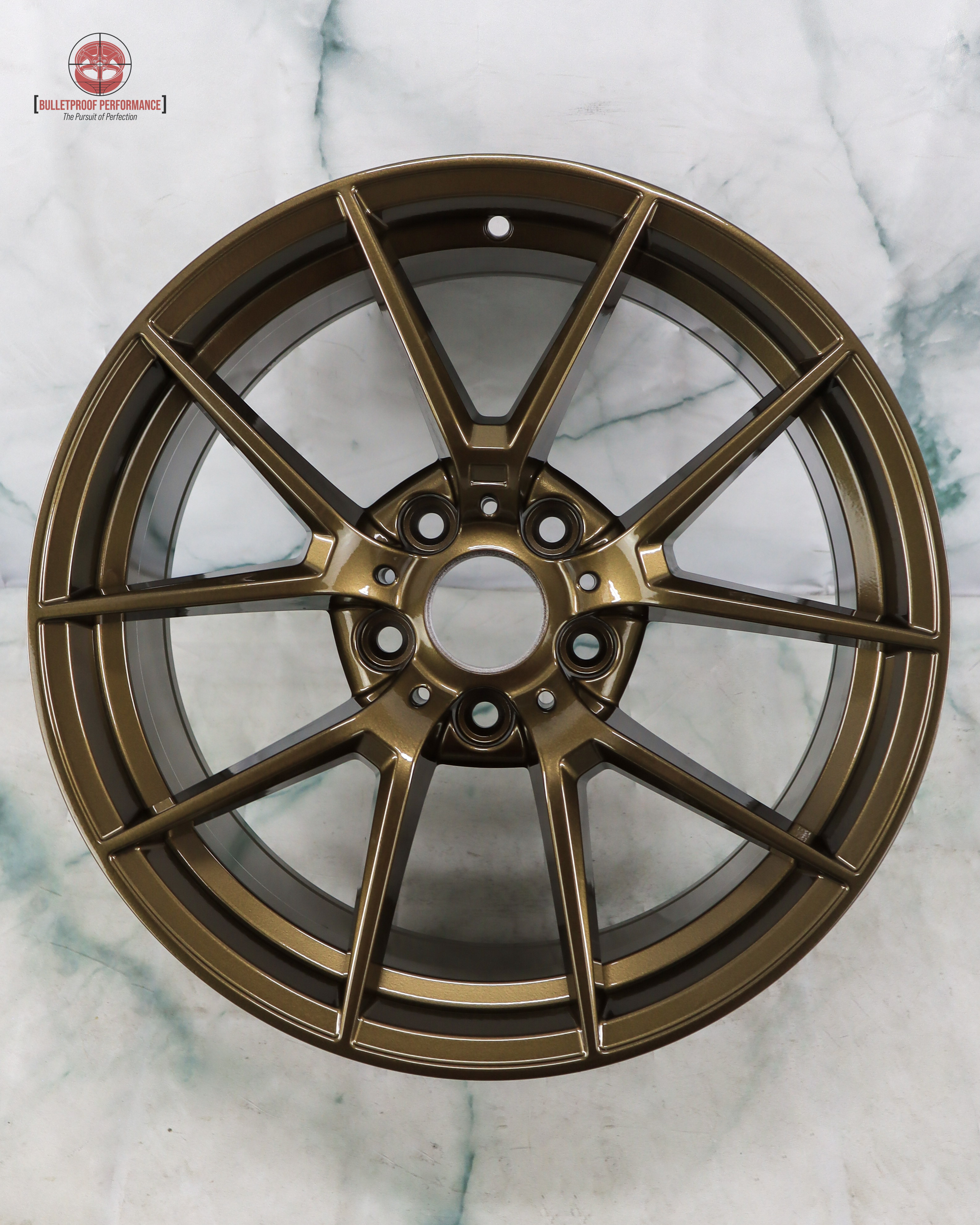 Bronze Rd Rims Metallic Bronze Rims - Bulletproof Performance | Prismatic Powders
