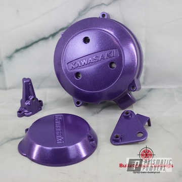 Galaxy Purple Motorcycle Engine Components 