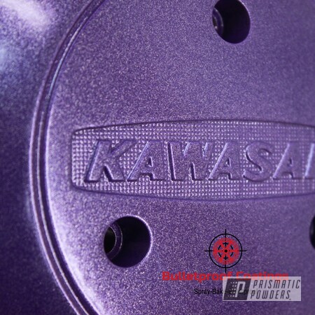 Powder Coating: Kawasaki,Kawasaki Motorcycle,Motorcycle Parts,GALAXY PURPLE PMB-4784