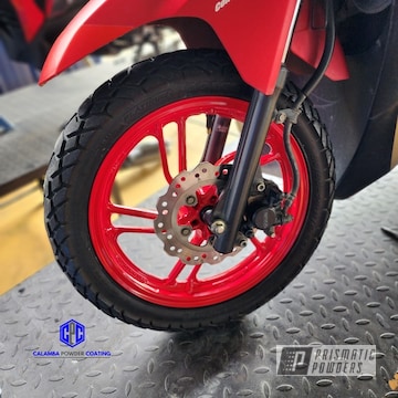 Red Wheel Motorcycle Wheels