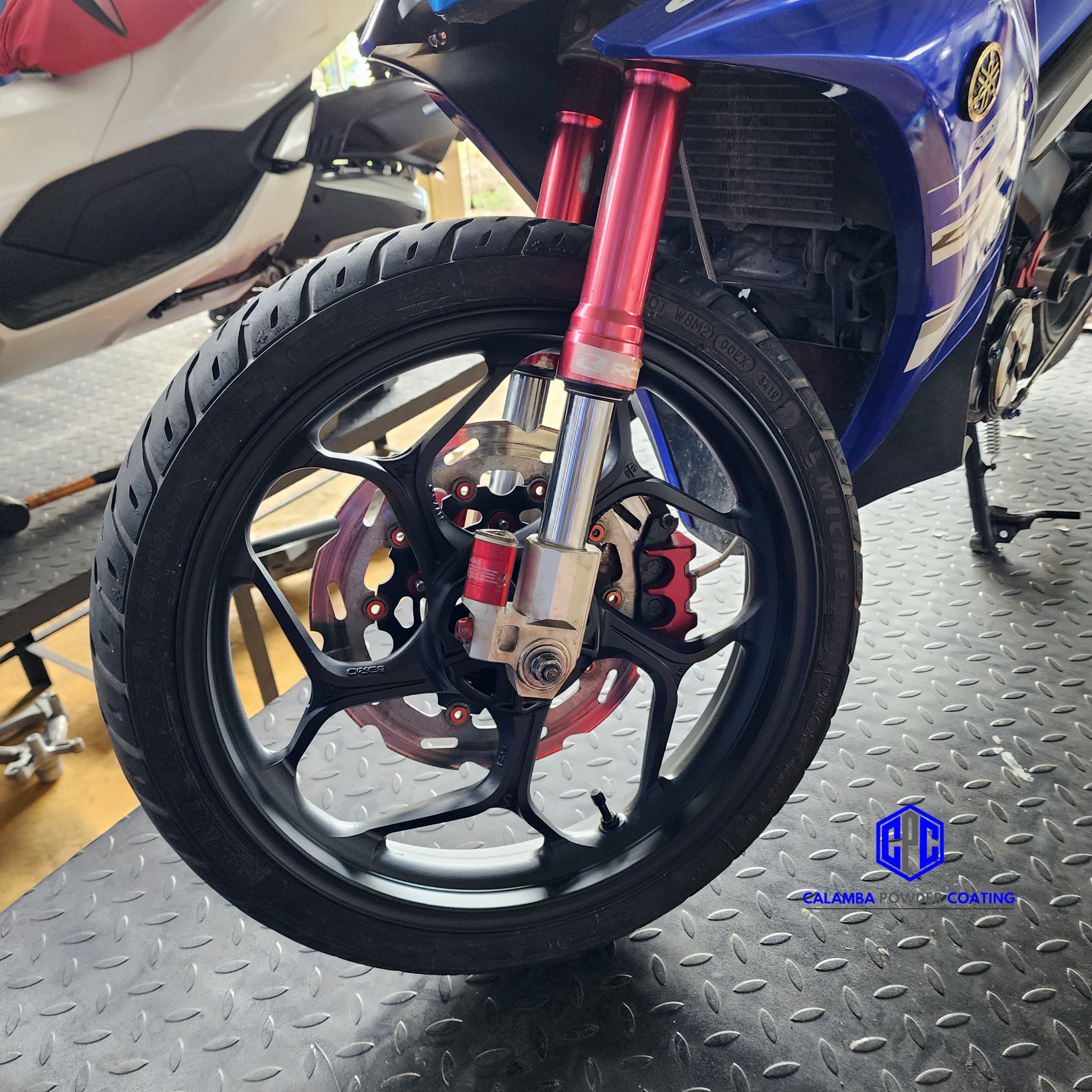 Powder Coated Motorcycle Wheels | Prismatic Powders