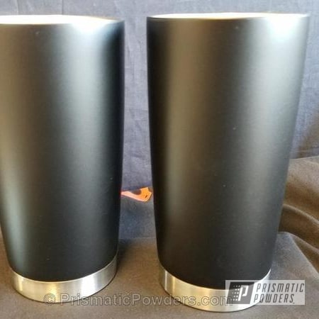 Powder Coating: Miscellaneous,Single Powder Application,BLACK JACK USS-1522,20 oz Stainless Cups