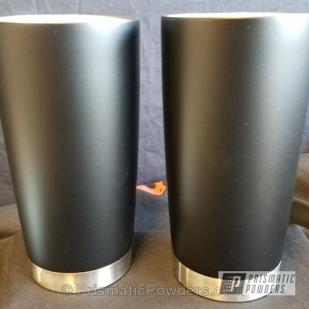 Powder Coating: Miscellaneous,Single Powder Application,BLACK JACK USS-1522,20 oz Stainless Cups