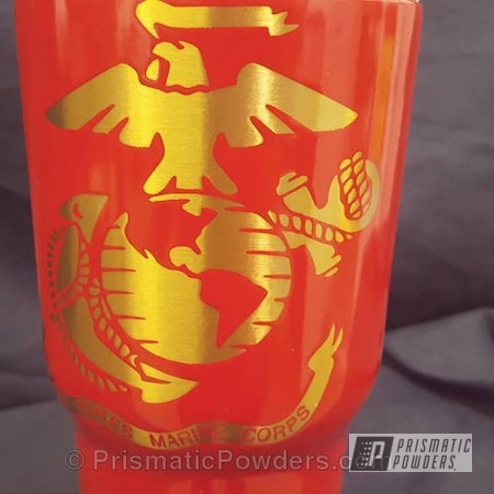 Powder Coating: Military Theme,RAL 3002 Carmine Red,Miscellaneous,Custom 2 Coats,Custom Cup