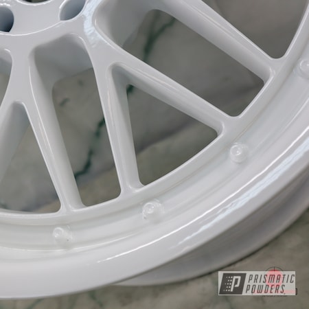 Powder Coating: Wheels,Rims,Polar White PSS-5053,Automotive Rims