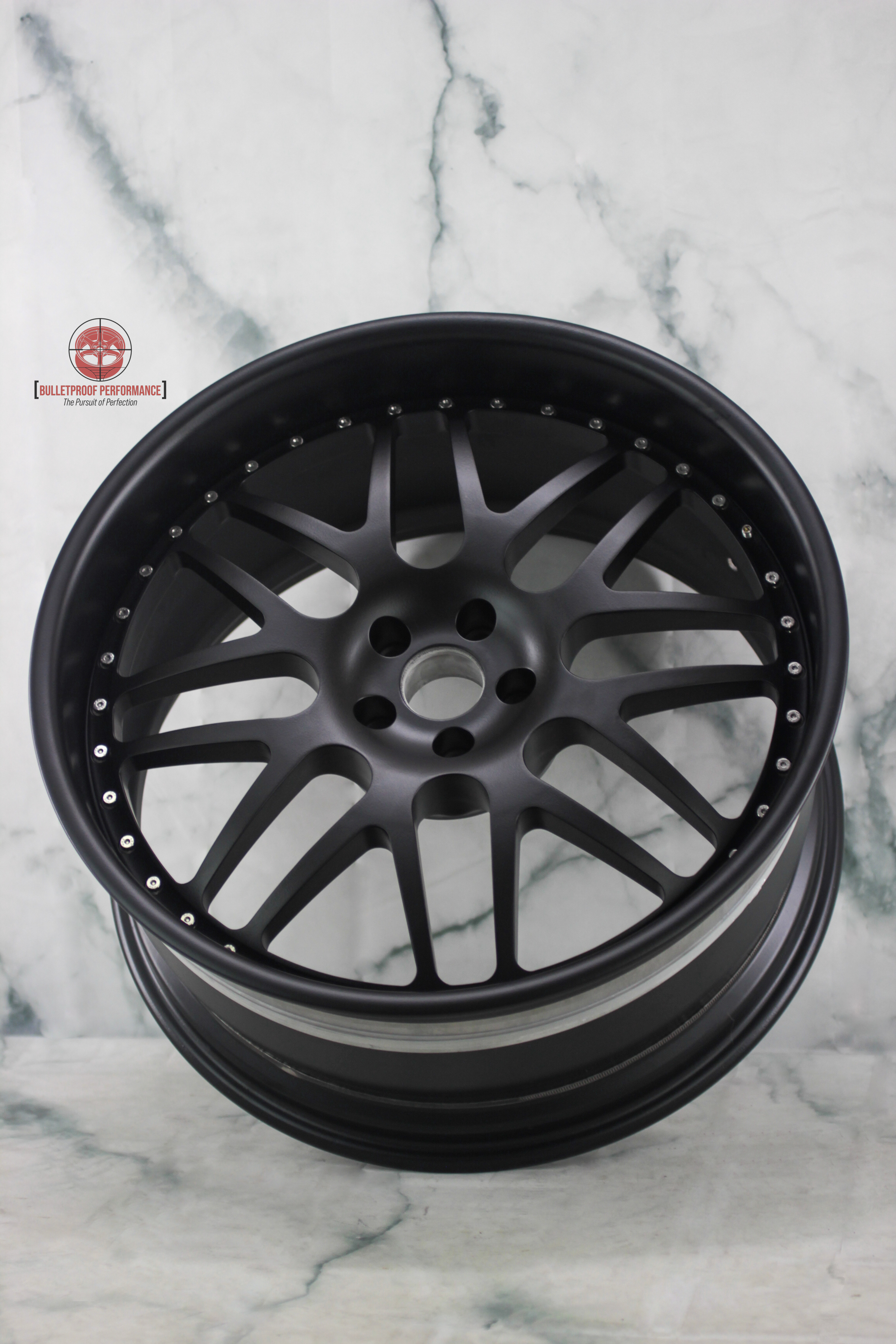 Silk Racing Rims Silk Satin Black HSS-1336 Three Piece Rims | Prismatic Powders