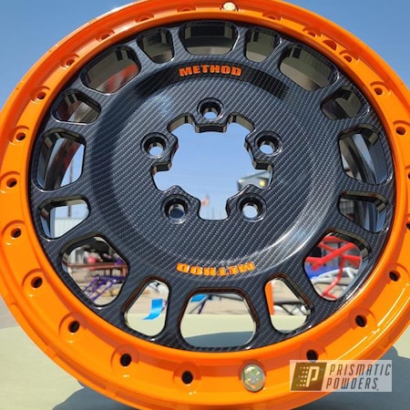Powder Coating: Rims,Method Race Wheels,M&M ORANGE PSS-5678,Wheels