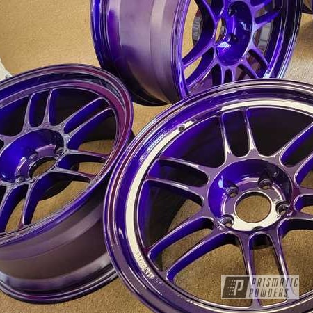 Powder Coating: Aluminum Wheels,Rims,18" Aluminum Rims,Automotive Rims,Clear Vision PPS-2974,Automotive Wheels,Illusion Purple PSB-4629,Aluminum Rims,Wheels