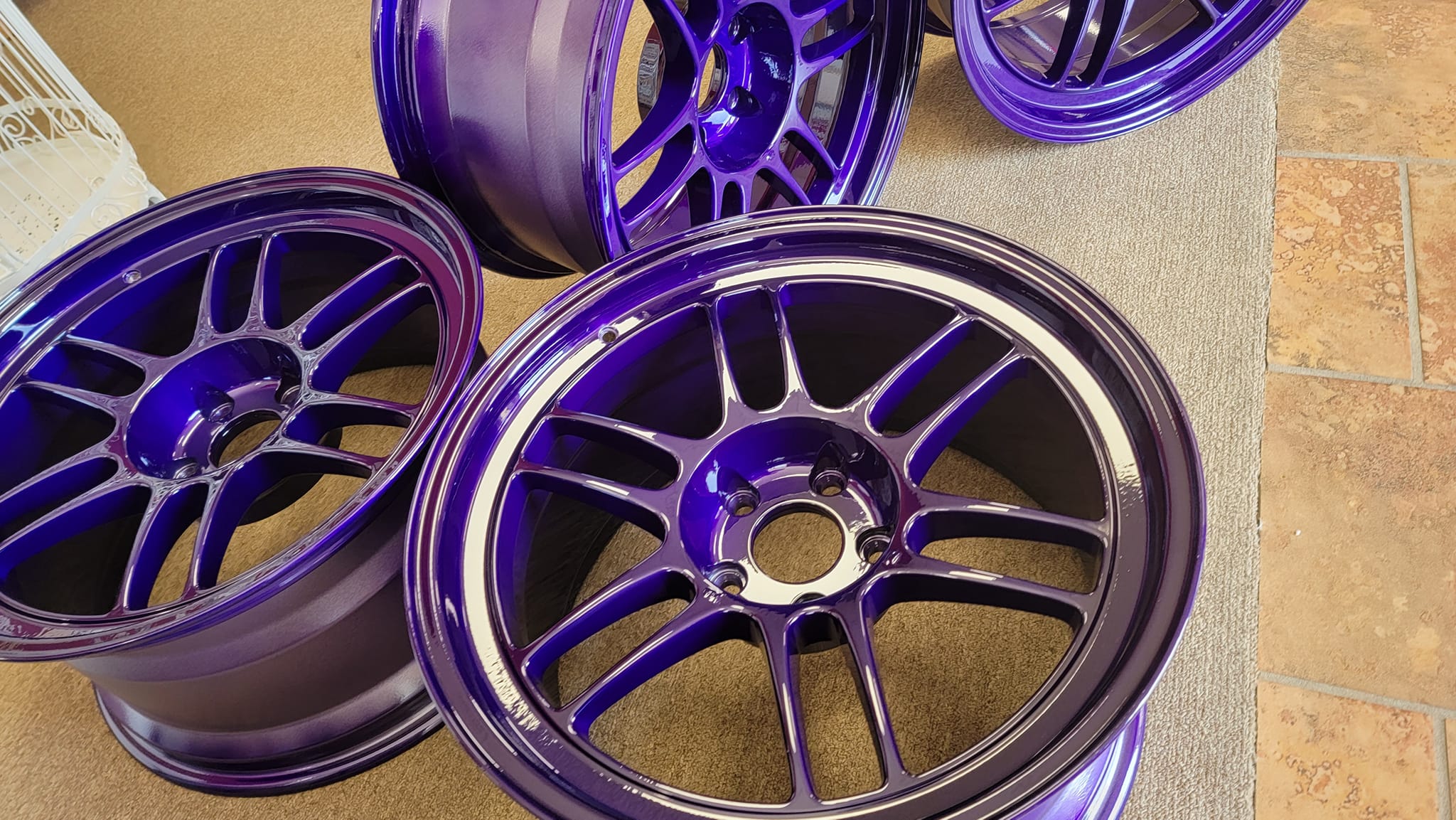 Purple Rms Powder Coated Rims | Prismatic Powders