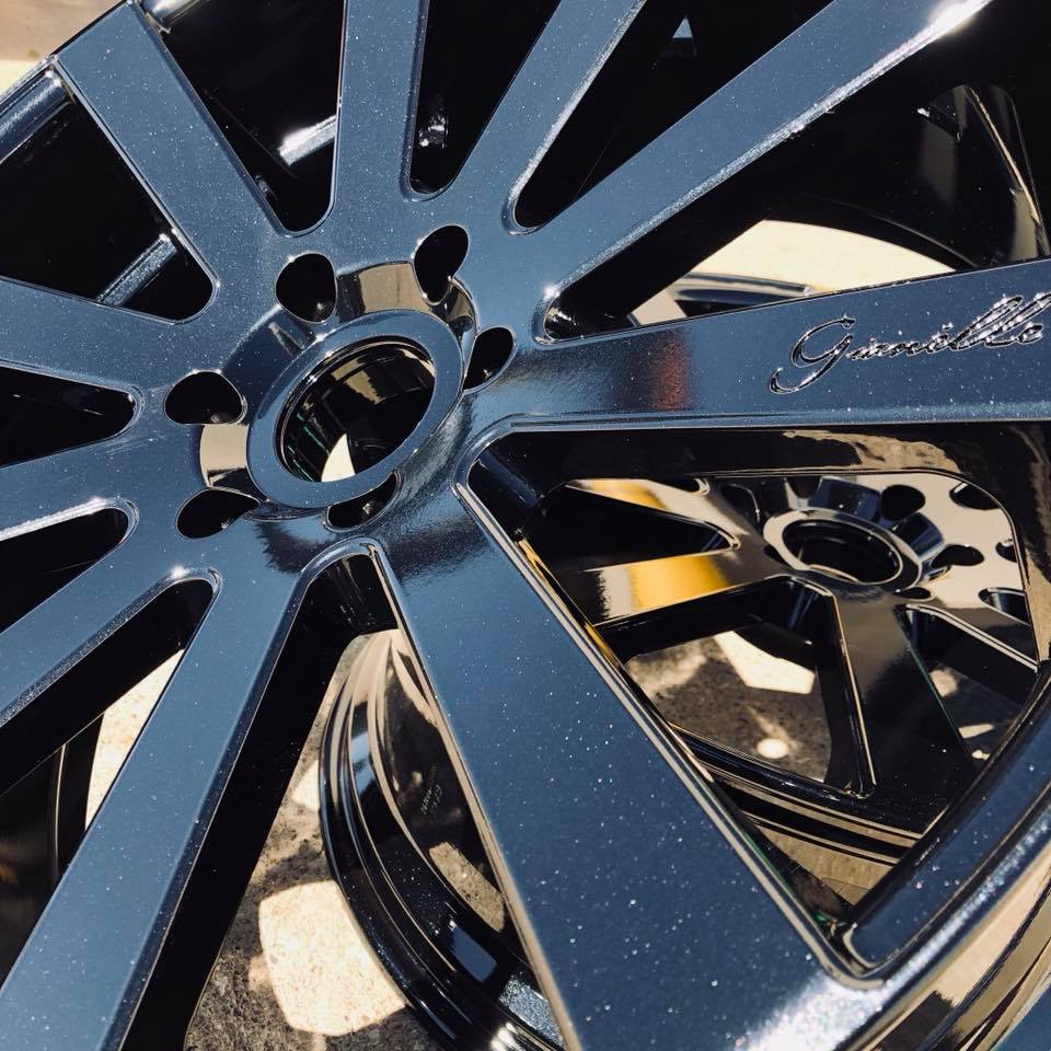 Gianelle Wheels In Pearl Black, Metallic Black Powder Coat | Prismatic ...