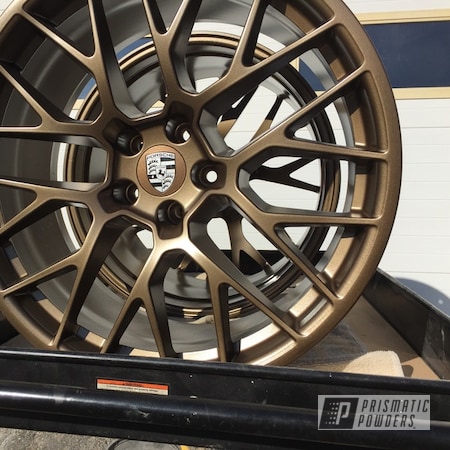 Powder Coating: Wheels,Rims,Bronze Chrome PMB-4124,Highland Bronze PMB-5860