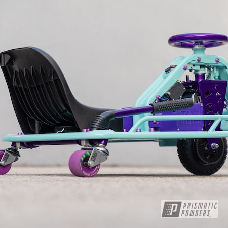 Powder Coating: Crazy Cart,Sea Foam Green PSS-4063,Drift Cart,Drift,Go Cart,Clear Vision PPS-2974,Illusion Purple PSB-4629,Taxi Garage,Taxi Garage Crazy Cart