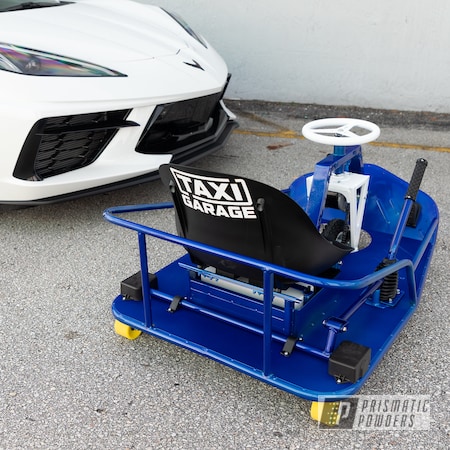Powder Coating: Crazy Cart,Illusion Blue PSS-4513,Drift Cart,Drift,Go Cart,Clear Vision PPS-2974,Polar White PSS-5053,Taxi Garage,Taxi Garage Crazy Cart
