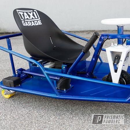 Powder Coating: Drift Cart,Clear Vision PPS-2974,Taxi Garage Crazy Cart,Taxi Garage,Polar White PSS-5053,Crazy Cart,Illusion Blue PSS-4513,Drift,Go Cart