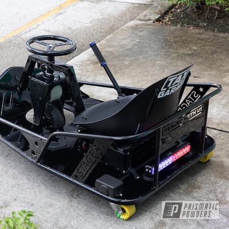 Powder Coating: Ink Black PSS-0106,Crazy Cart,Drift Cart,Drift,Go Cart,Taxi Garage,BLACK JACK USS-1522,Taxi Garage Crazy Cart