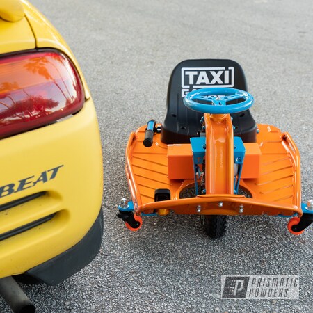 Powder Coating: Drift Cart,Taxi Garage Crazy Cart,Taxi Garage,Playboy Blue PSS-1715,Crazy Cart,Striker Orange PPS-4750,Drift,Go Cart
