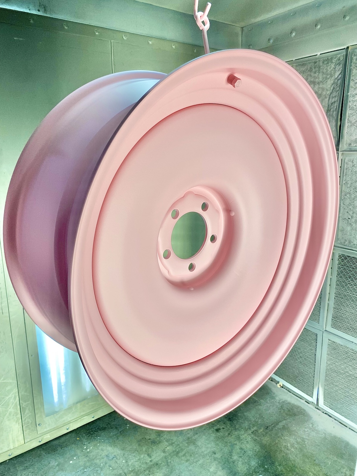 Chalk Pink Rims Custom Pink Wheels with Pink Chalk | Prismatic Powders