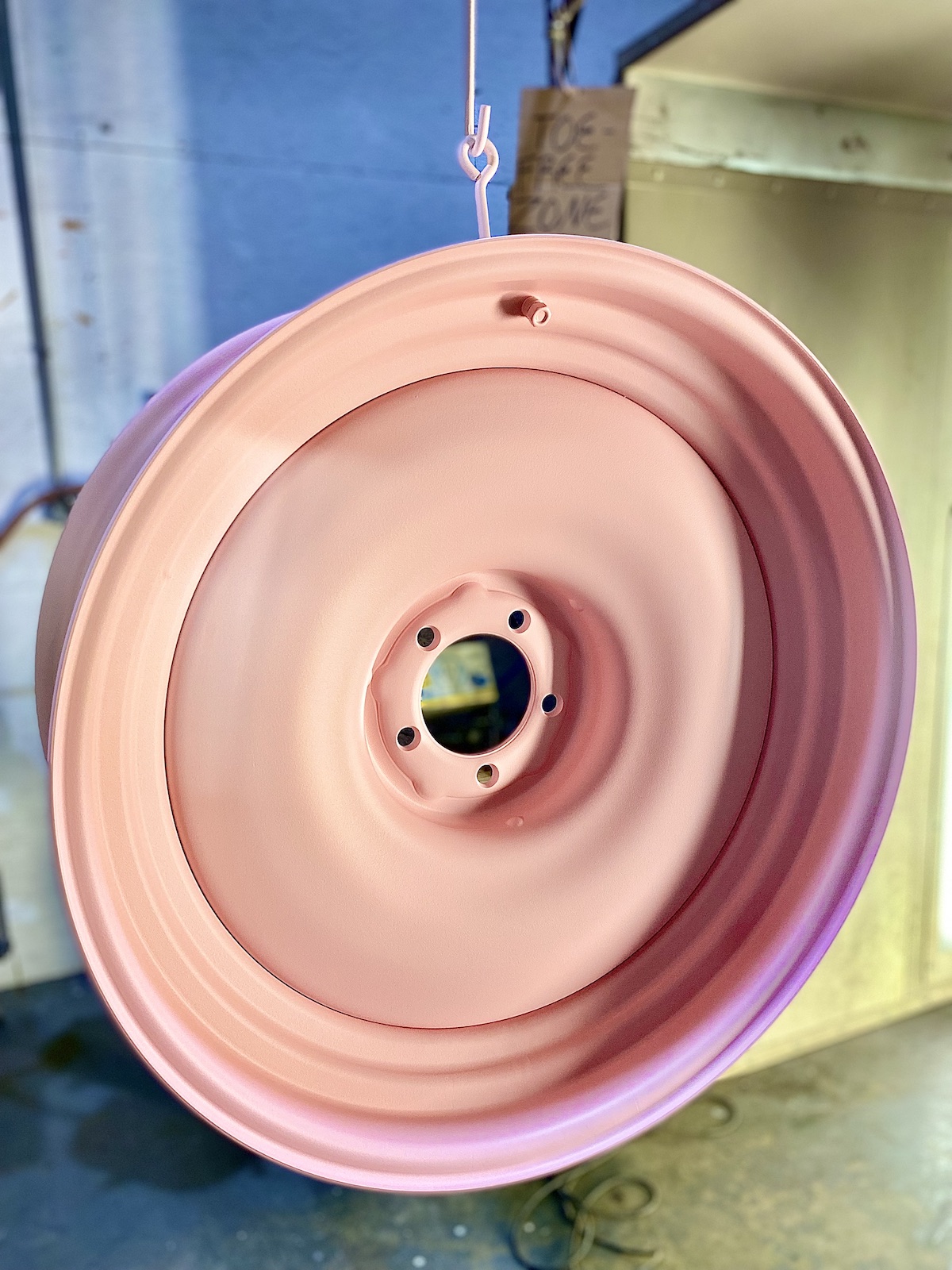Fuel Pink Rims Custom Pink Wheels with Pink Chalk | Prismatic Powders