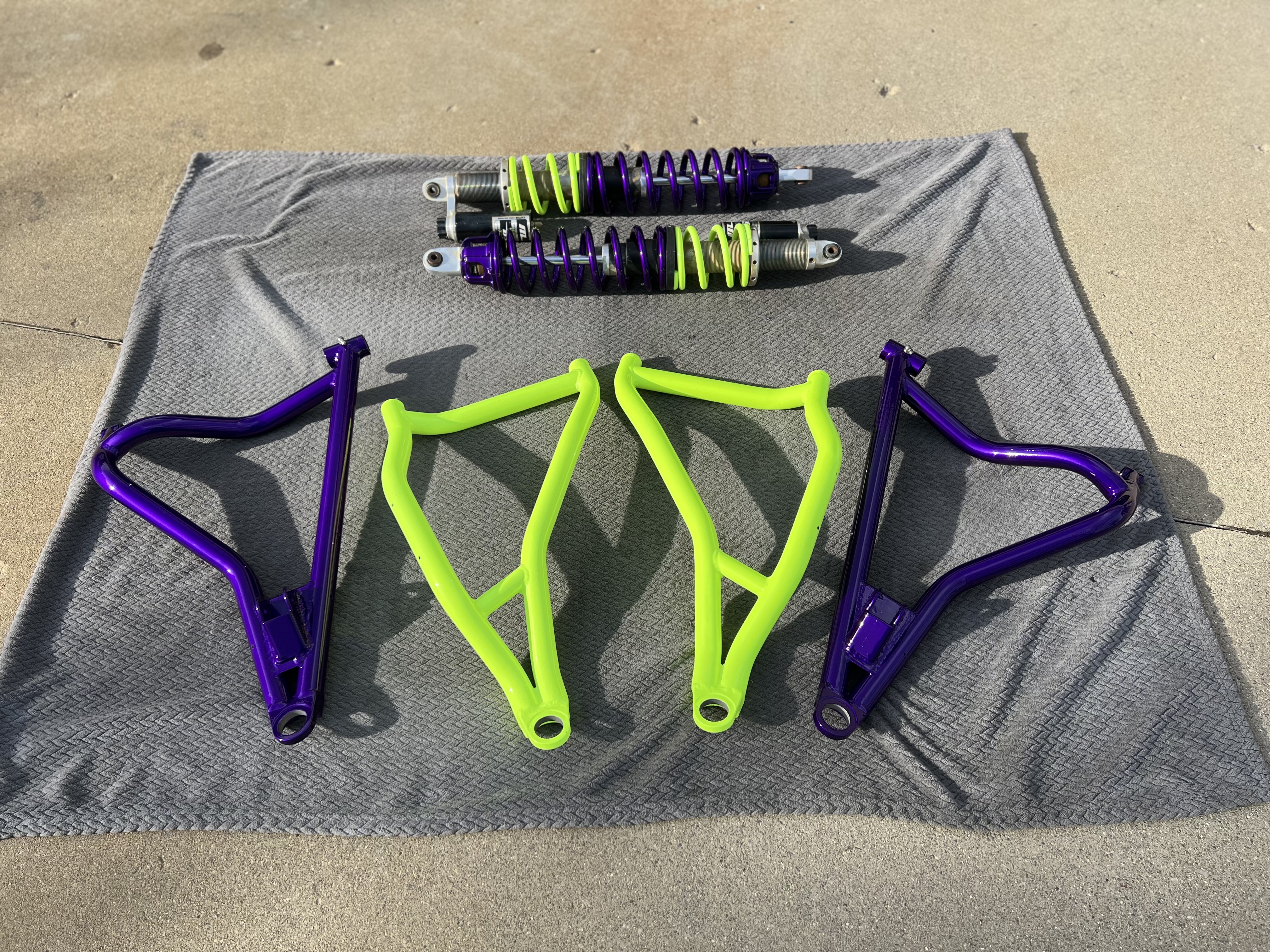 RZR Parts in Illusion Purple, Honda Yellow and Clear Vision | Prismatic ...