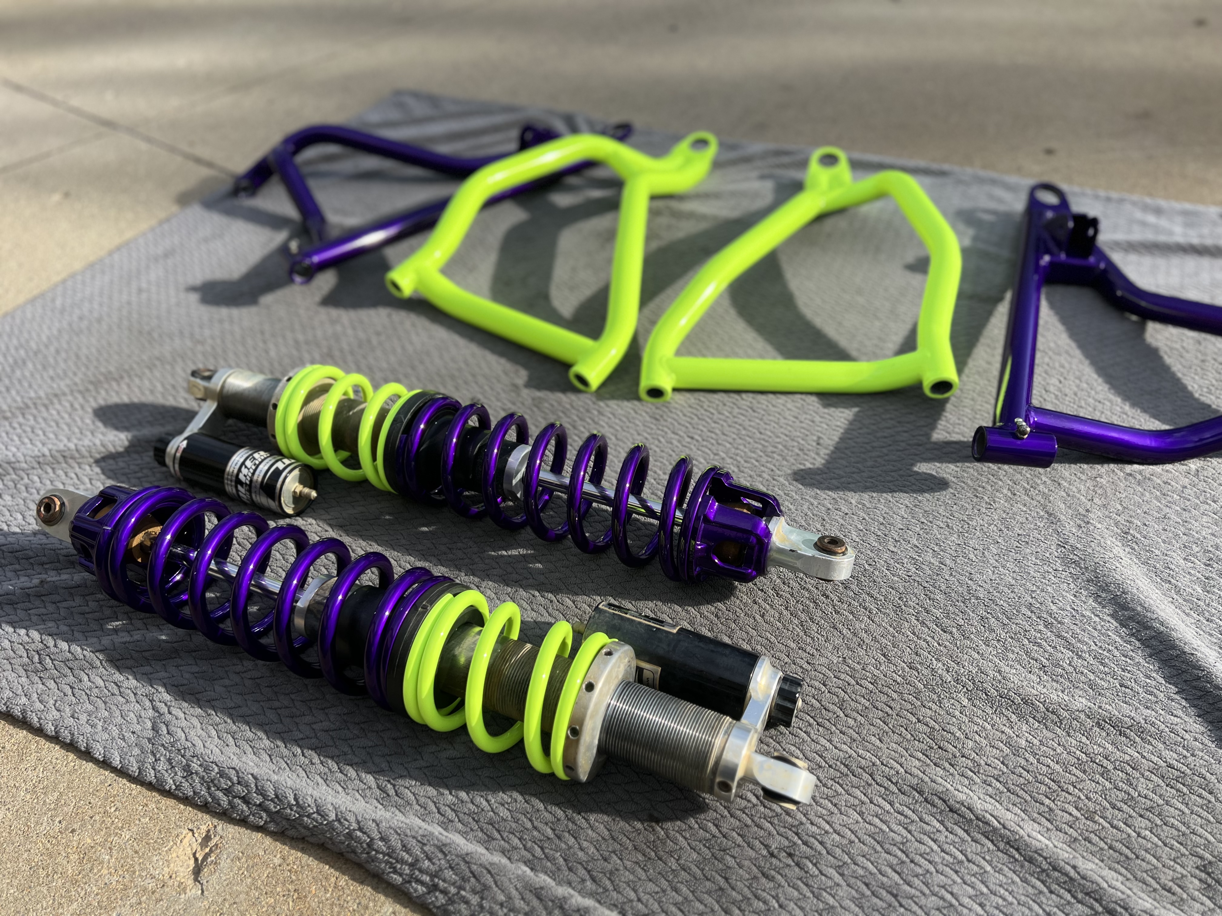 Vision Wheels Rzr RZR Parts in Illusion Purple, Honda Yellow and Clear Vision | Prismatic ...