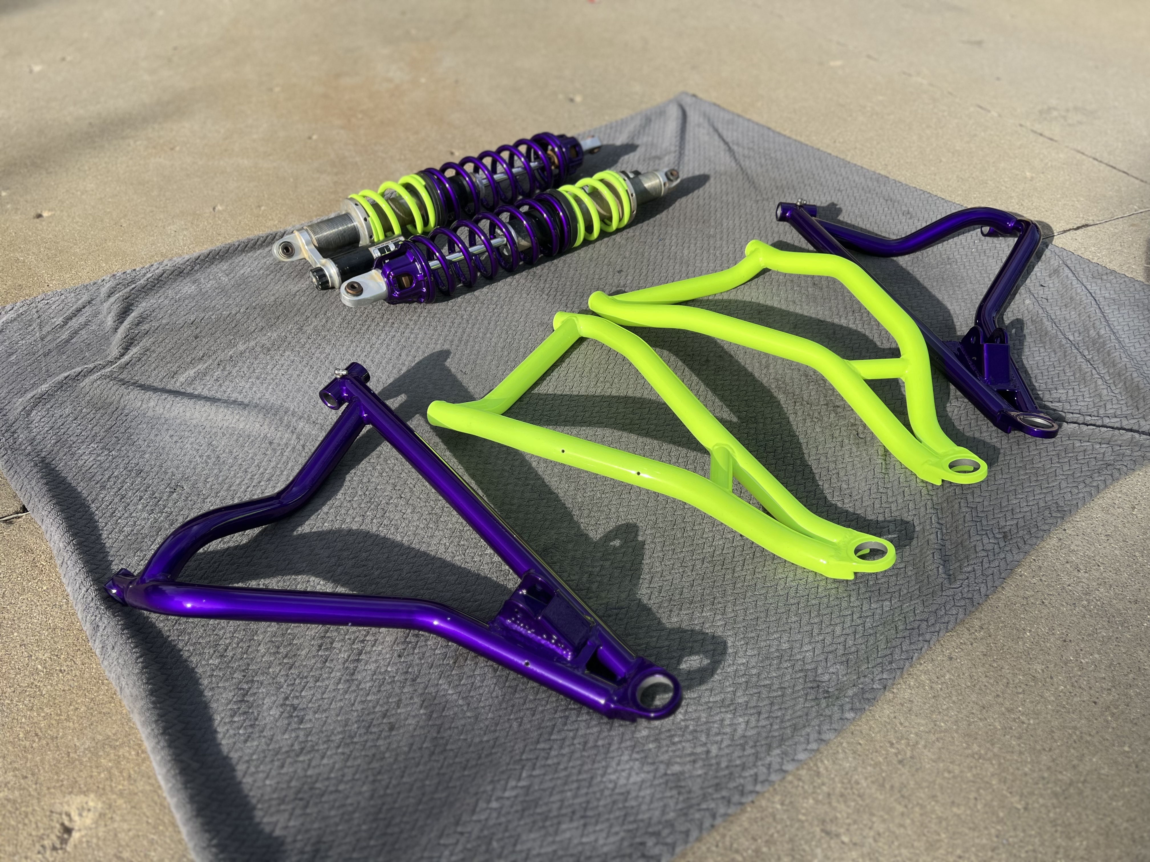 RZR Parts in Illusion Purple, Honda Yellow and Clear Vision | Prismatic ...