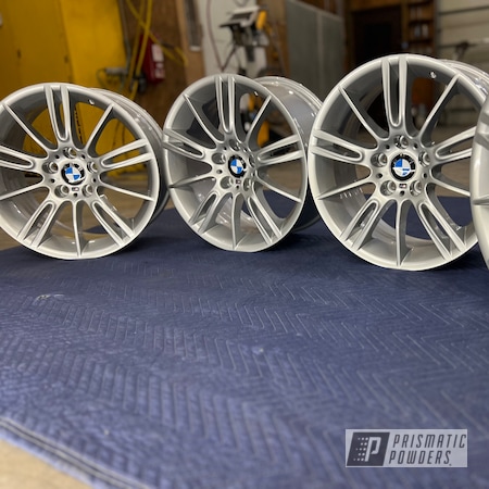 Powder Coating: Wheels,BMW Silver PMB-6525,BMW Wheels,Rims,BMW,BMW Rims