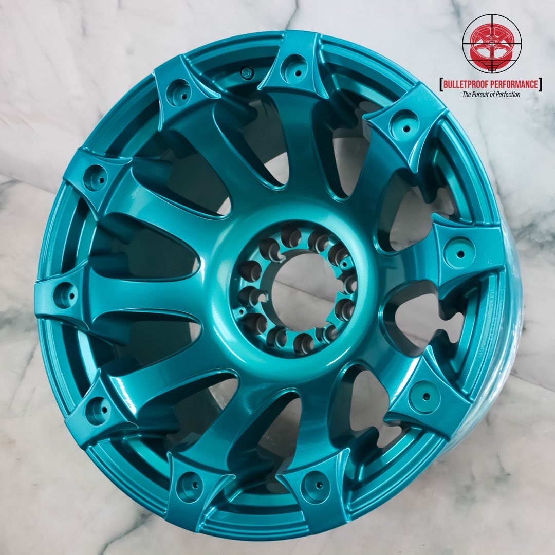 Powder Coated Raptor Rims Truck Rims Finished with PPB-6851 | Prismatic Powders