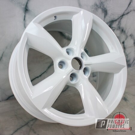 Powder Coating: Wheels,Automotive,Rims,Polar White PSS-5053,Automotive Rims