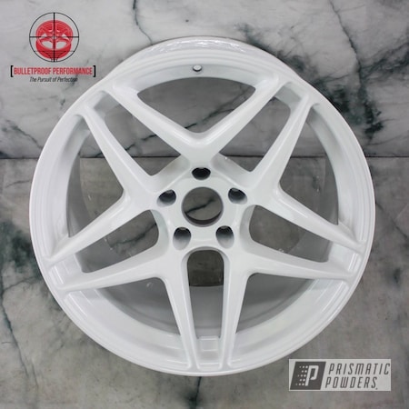 Powder Coating: Rims,Automotive Rims,Automotive Wheels,Polar White PSS-5053,Automotive,Wheels