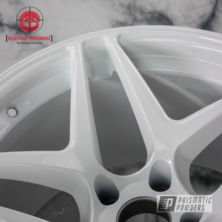 Powder Coating: Rims,Automotive Rims,Automotive Wheels,Polar White PSS-5053,Automotive,Wheels