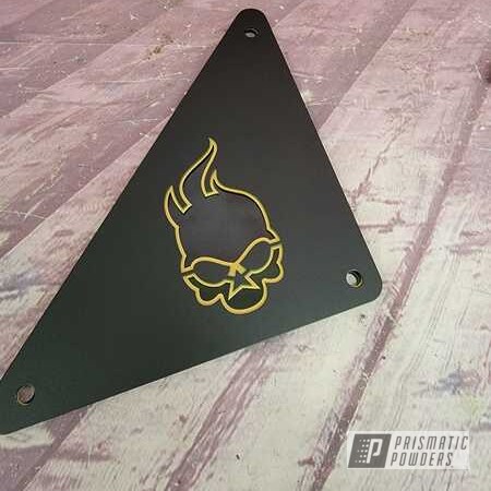 Powder Coating: Metal Signs,Goldtastic PMB-6625,Custom Metal Sign,BLACK JACK USS-1522,Ghost Strong