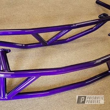 Powder Coated Illusion Purple And Clear Vision Race Car Parts