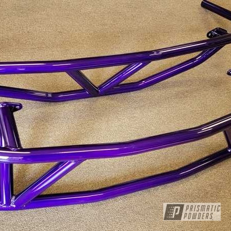 Powder Coating: Clear Vision PPS-2974,Illusion Purple PSB-4629,Race Car Parts,Race Car Bumpers