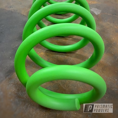 Powder Coating: Coils,RAL 6018 Yellow Green,Springs,Casper Clear PPS-4005