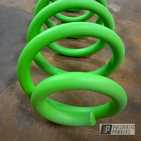 Powder Coating: Springs,RAL 6018 Yellow Green,Coils,Casper Clear PPS-4005