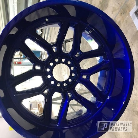 Powder Coating: POLISHED ALUMINUM HSS-2345,The Western Wheel,Clear Vision PPS-2974,Jeep Wheels,Cheater Blue PPB-6815