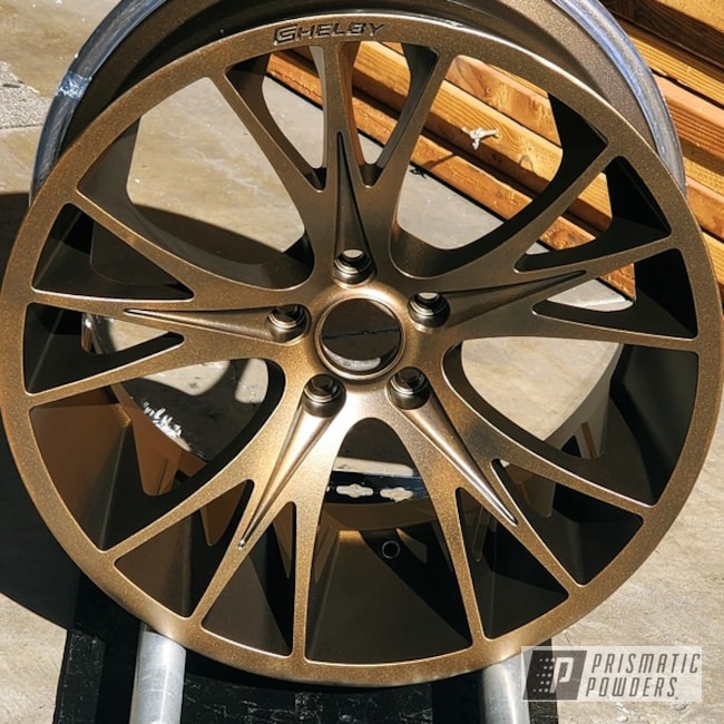 Powder Coated Shelby Wheels In Pmb-10182 And Umb-4937
