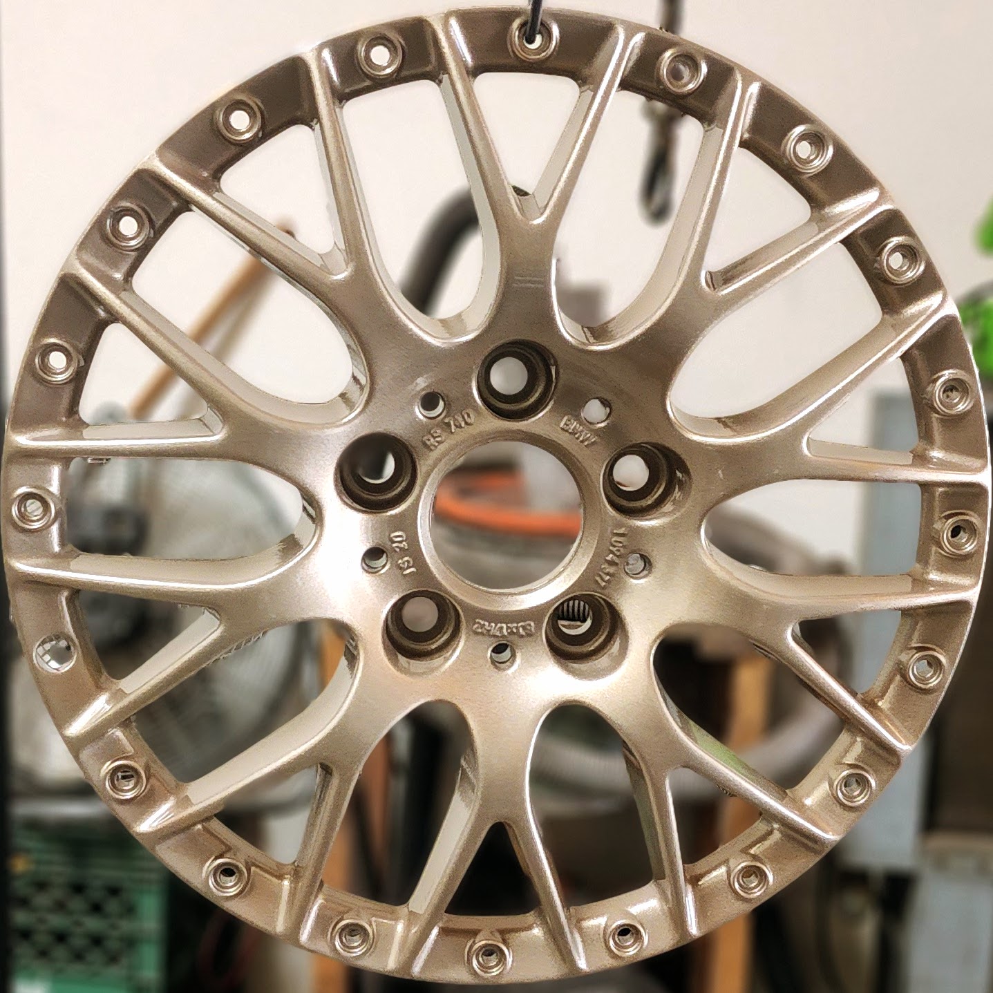Barrel Rims Clips Rims in a Clear Vision and Roman Bronze Finish | Prismatic Powders