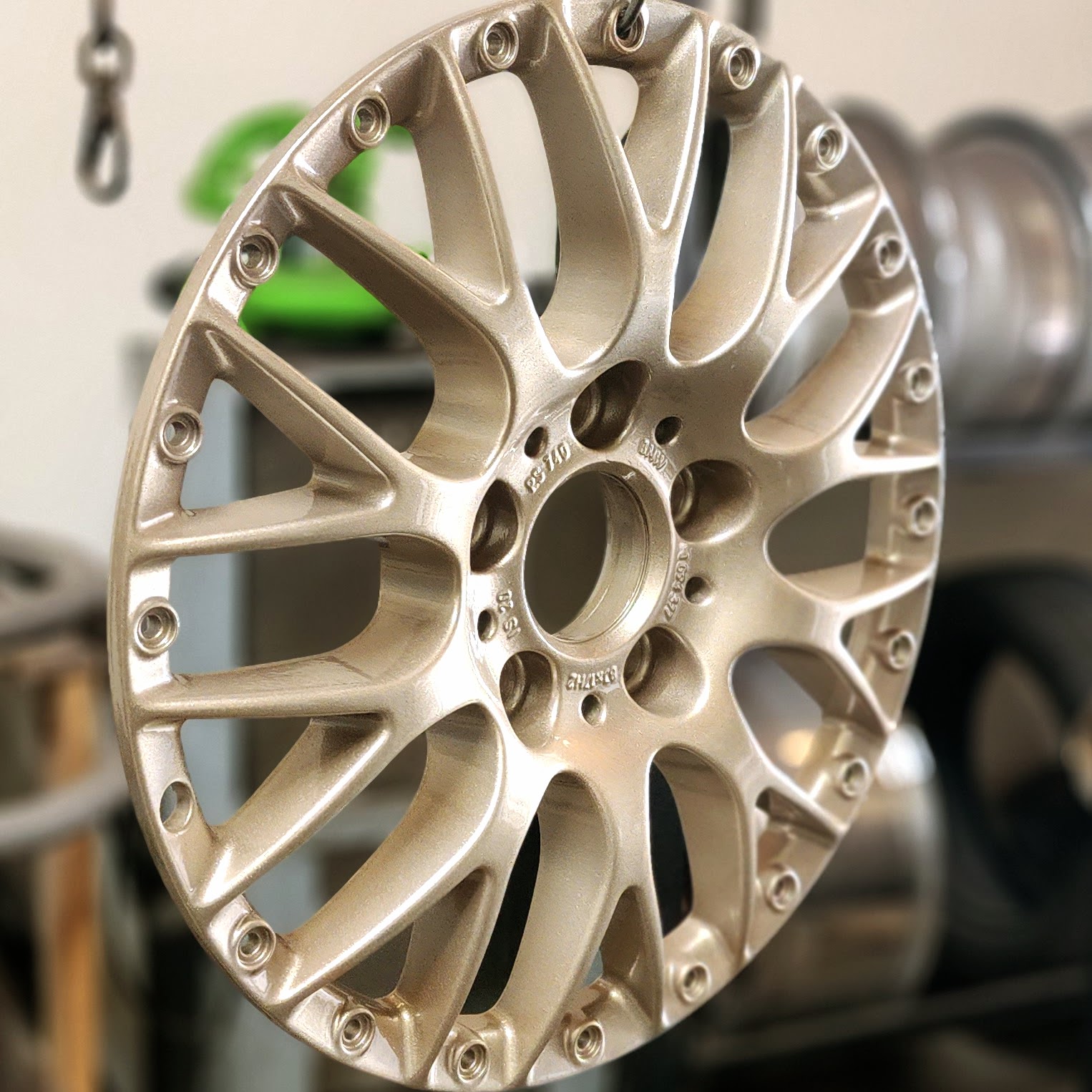 Rims in a Clear Vision and Roman Bronze Finish | Prismatic Powders