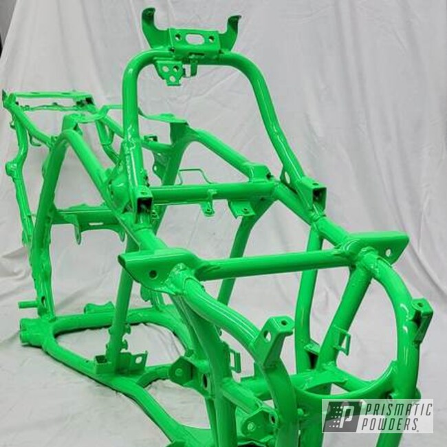 Powder Coated Banshee Frame In Pps-2974 And Pss-1221