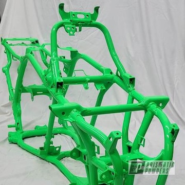 Powder Coated Banshee Frame In Pps-2974 And Pss-1221