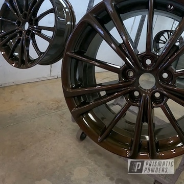 Powder Coated 17inch Wheels In Pps-2974 And Umb-0336