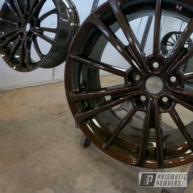 Powder Coated 17inch Wheels In Pps-2974 And Umb-0336
