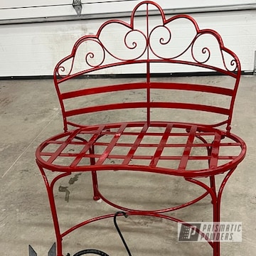 Lollypop Red And Super Chrome Plus Custom Chair