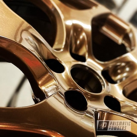 Powder Coating: Wheels,Automotive,Custom Wheels,Alfa Romeo,Bronze Chrome PMB-4124,Copper Wheels