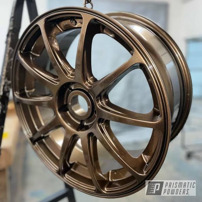 Custom Wheels finished in a Bronze Chrome Finish