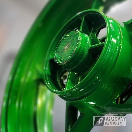 Powder Coating: Motorcycle Rims,Lollypop Lime PPS-5628,Automotive,Super Chrome Plus UMS-10671,Motorcycle Wheels