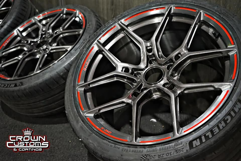 Custom Powder Coated Rims Killer Custom Wheels using Black Chrome II | Prismatic Powders